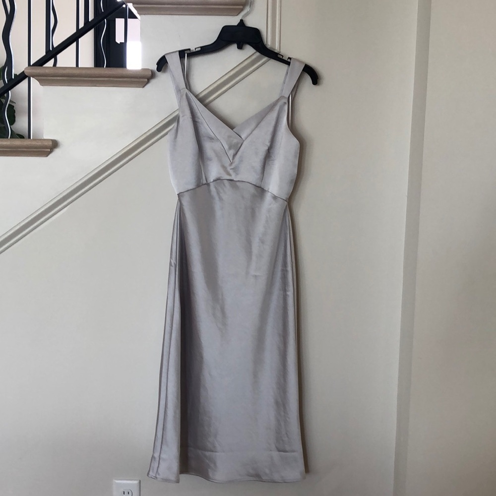 Express silver dress